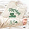Personalized St Patrick's Day Sweatshirt with Children Name on Sleeve, St Patrick's Day Sweatshirt for Women, Shamrock Lucky, St Patty's Day.jpg