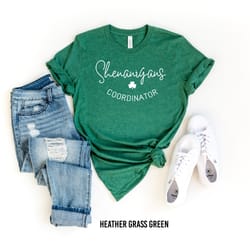 shenanigans coordinator t-shirt, matching st patricks day t-shirts, st patricks day gift, shamrock shirt, st pattys day