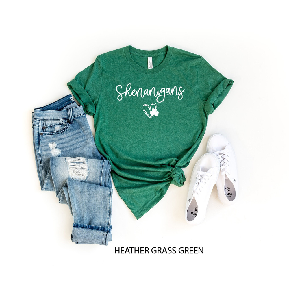 Shenanigans Shirt, Irish Shirt, St Patrick's Day, St Patty's Day Shirt, Lucky Shirt Women, Shamrock Shirt, St Patrick's Day Unisex, Holiday.jpg