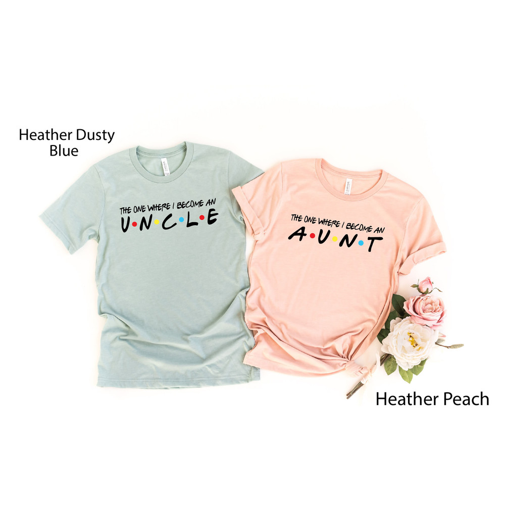 The One Where, Become an Aunt Shirt, Friends Aunt T-Shirt, New Auntie Shirt, Pregnancy Reveal T-Shirt for Auntie Aunt Tee, Gift for Auntie.jpg