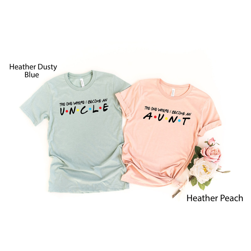 The One Where, Become an Aunt Shirt, Friends Aunt T-Shirt, New Auntie Shirt, Pregnancy Reveal T-Shirt for Auntie Aunt Tee, Gift for Auntie.jpg