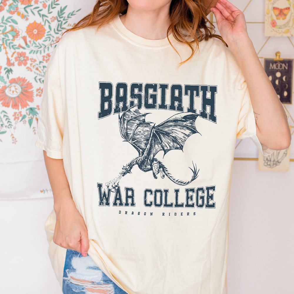 Basgiath War College Shirt, Fourth Wing Shirt, Dragon Rider, Xaden Riorson, Booktok Shirt, The Empyrean Series, Violet Sorrengail, ALC357.jpg