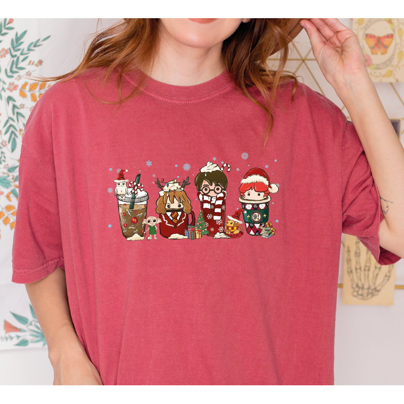 Magic Christmas Latte Shirt, Christmas Shirt, Fan Gift, Vacation Shirt, Christmas Coffee Shirt, Magic Inspired Tee.jpg