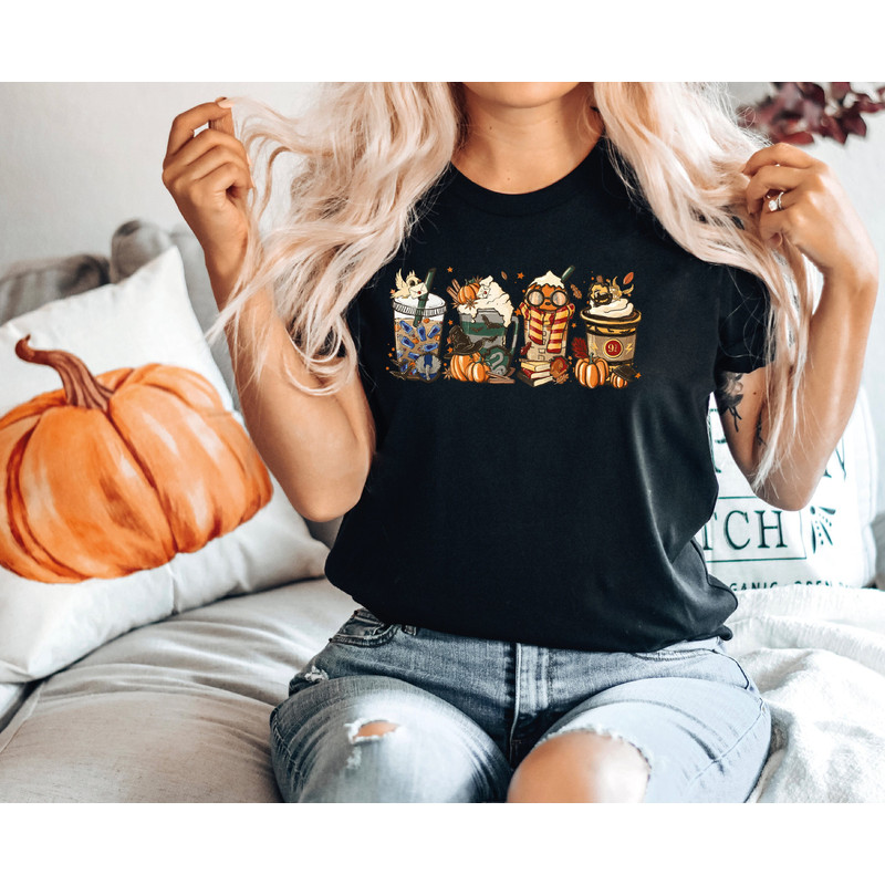 Magic Fall Shirt, Halloween Shirt, Fan Gift, Vacation Shirt, Pumpkin Spice Latte, Fall Coffee Shirt, Magic Inspired Tee.jpg