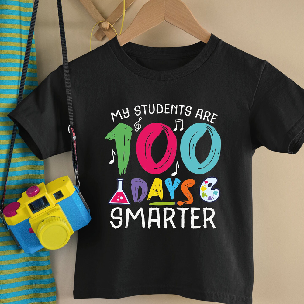My Students are 100 days Smarter Shirt, 100 Days of School Shirt, 100 Day Shirt, Teachers 100th Day of School Top, Student Shirt, ALC333.jpg