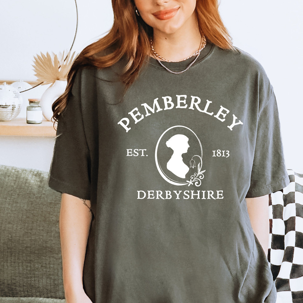 Pemberley Derbyshire Shirt, Pemberley Shirt, Derbyshire Shirt, Pride and Prejudice, Literary Shirt, Jane Austen Shirt, Bookworm Shirt,ALC299.jpg