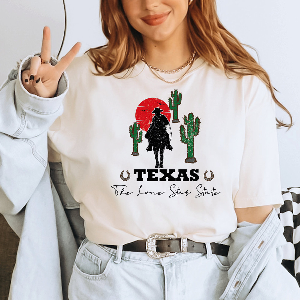 Texas Lone Star State Shirt, Texas Shirt, Texas State Shirt, Vacation Shirt, Texas Souvenir Shirt, The Lone Star State, Texas Tee, ALC465.jpg