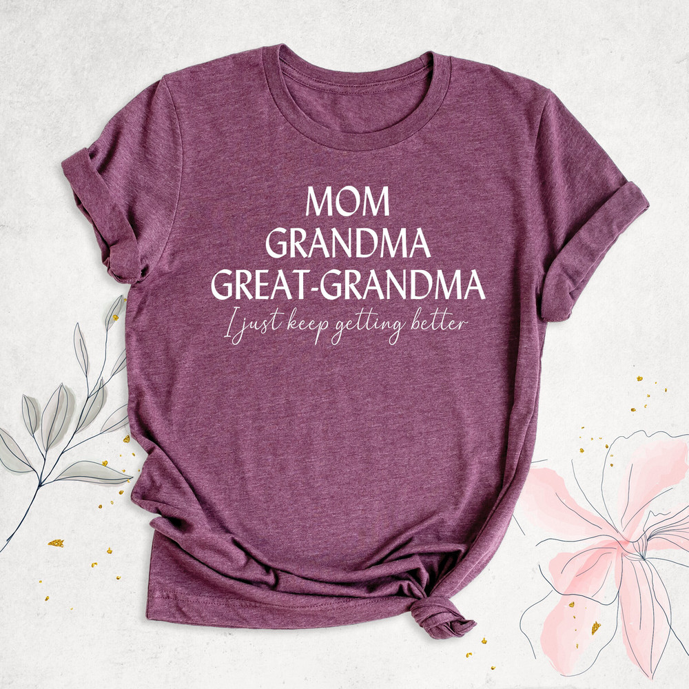 Great Grandma Shirt, Mothers Day Gift, Baby Announcement Shirt, Mom Shirt, Grandmother Birthday Shirt, Grandma To Be Shirt, Grandma Gift Tee.jpg