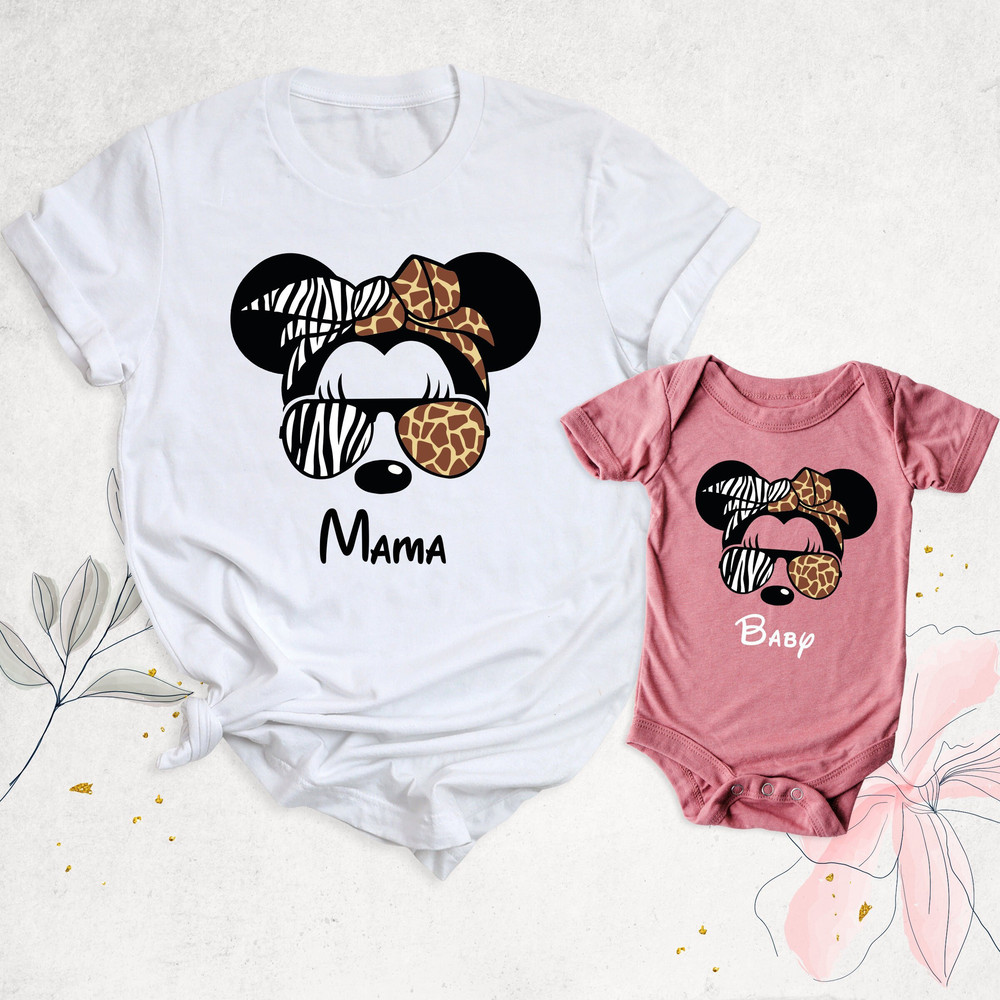 Mama Mini Matching Disney Shirt, Mommy and Me Outfits, Disney Mom Shirt, Baby Shower Gift, Mother Daughter Shirt, Disney Baby and Mama Shirt.jpg