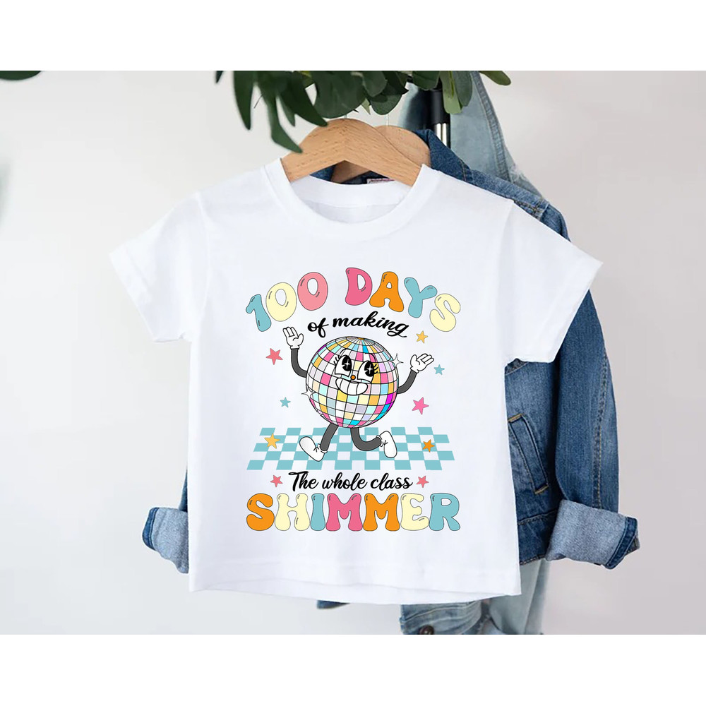 100 Days of Making Whole Class Shimmer Sweatshirt, 100 Days of School Shirt, Teacher Gift, Coffee and Chaos, Trendy Teacher Shirt.jpg