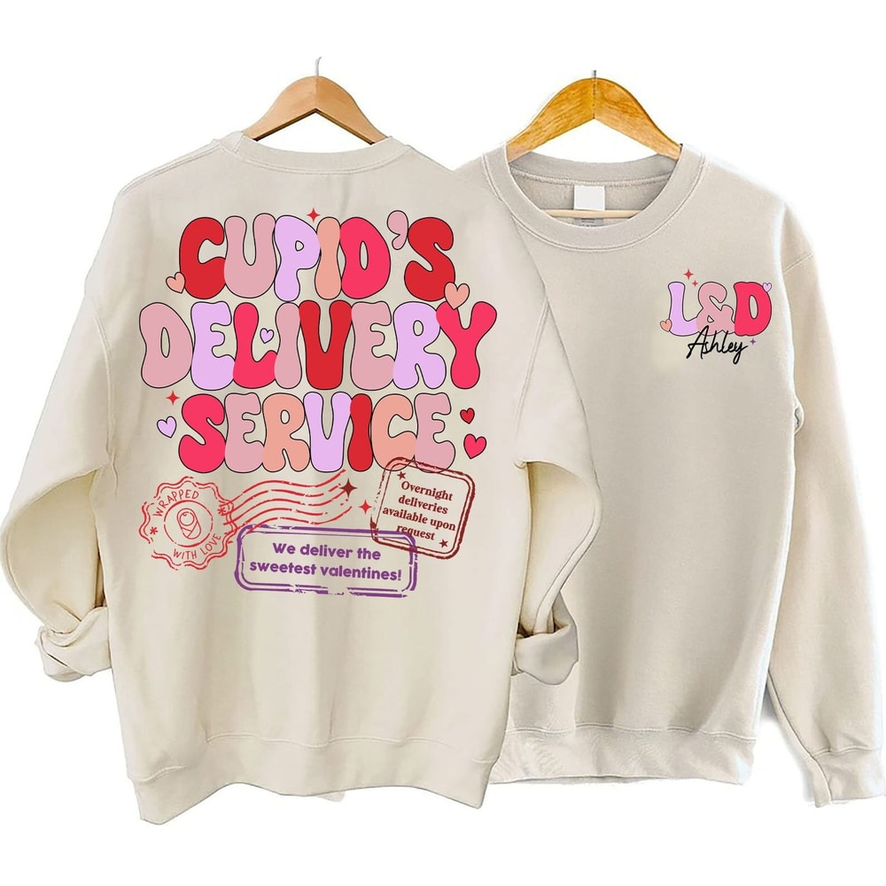 Cupid's Delivery Service Sweatshirt,Labor And Delivery, Nurse Valentines Day Sweatshirt, Nurse Gifts, NICU OB Nurse Valentine Gift, LD Nurse.jpg
