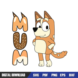 mum bluey chilli heeler dog family svg, bluey birthday svg, svg files, birthday svg, svg designs, digital download