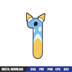 bluey bingo heeler family happy 1st birthday svg, bluey birthday svg, birthday svg, svg designs, digital download