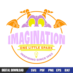 figment imagination one little spark inspiring since 19, disney svg , mickey mouse disney, svg designs, digital download