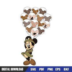 animal kingdom wild balloon minnie mouse svg, disney svg ,mickey mouse disney, svg designs, digital download