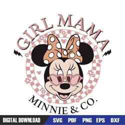 disney girl mama minnie and company svg, disney svg ,mickey mouse disney, svg designs, digital download