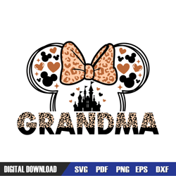 leopard grandma minnie disney kingdom svg, disney svg ,mickey mouse disney, svg designs, digital download