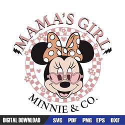 mama's girl cool minnie company svg, disney svg ,mickey mouse disney, svg designs, digital download