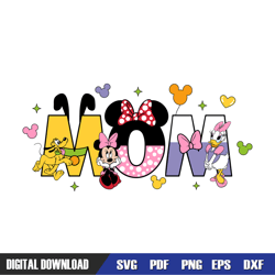 disney mom girl minnie and daisy svg, disney svg ,mickey mouse disney, svg designs, digital download