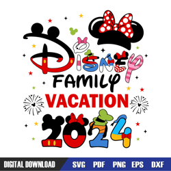 minnie ears disney 2024 family vacation svg, disney svg ,family vacation, svg designs, digital download