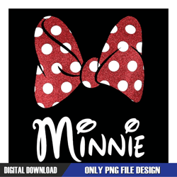 disney minnie polka dot bow png, disney png ,disney mickey png ,digital download