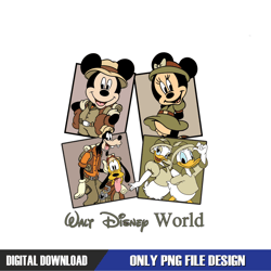 mickey friends wild walt disney world png, disney png ,disney mickey png ,digital download