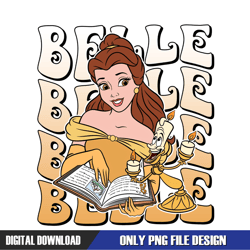 beauty princess and the beast belle png, disney png ,disney mickey png ,digital download