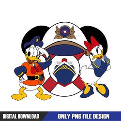donald daisy couple duck disney cruise line png, disney png ,disney mickey png ,digital download