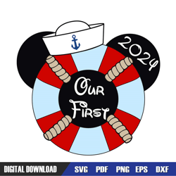 our first disney cruise trip 2024 svg, disney svg ,disney mickey svg ,digital download