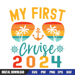 my first cruise summer vacation 2024 svg, disney svg ,disney mickey svg ,digital download