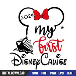 my first disney cruise minnie mouse 2024 svg, disney svg ,disney mickey svg ,digital download