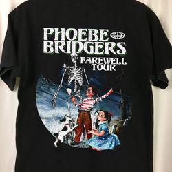 phoebe bridgers farewell tour vintage t shirt, phoebe bridgers punisher tshirt, phoebe bridgers reunion on tour shirt,ph