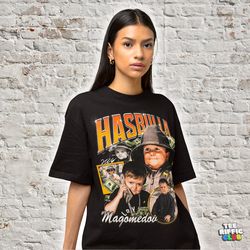 retro hasbulla magomedov t shirt, funny trend tee, valentines gift for her him, mothers day present vintage bootleg 90s