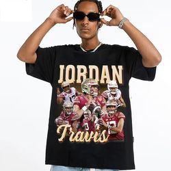 jordan travis vintage graphic 90s tshirt, sport homage graphic t-shirt unisex, bootleg retro 90's fans tee, custom photo