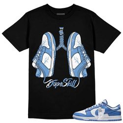 dunk white polar blue dopeskill unisex shirt breathe graphic