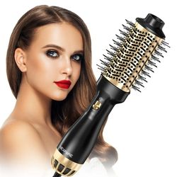 NEXPURE Hair Dryer Brush,Upgraded 4 in 1 Hair Dryer Brush Blow Dryer Brush in One with Negative Ion Anti-Frizz Ceramic T