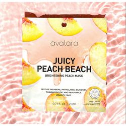 Avatara Juicy Peach Beach Face Mask, 5 Pack