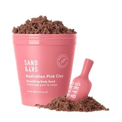 Sand & Sky Australian Pink Clay Smoothing Body Sand, 6.4 oz