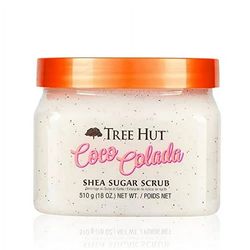 Tree Hut Coco Colada Shea Sugar Scrub, 18 oz, Ultra Hydrating and Exfoliating Scrub for Nourishing Essential Body Care