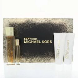 Michael Kors Sexy Amber by Michael Kors, 4 Piece Gift Set for Women