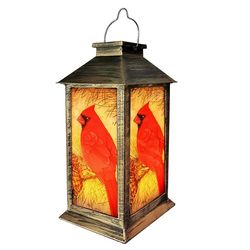 Rirool Solar Lantern Light, Outdoor LED Solar Cardinal Lights, Waterproof Hanging Lanterns Tabletop Lamp for Outdoor Pat