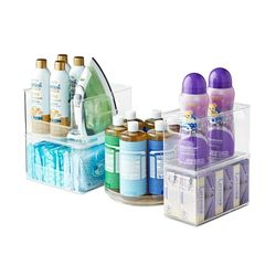The Home Edit 5-Piece Clear Laundry Organizing System