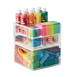 The Home Edit 8 Piece Multipurpose Edit, Plastic Storage Organizing System, Clear