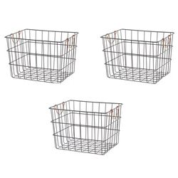 Better Homes & Gardens Large Rectangle Wire Orb Baskets, Set of 3
