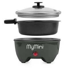 MyMini 5-inch Noodle Cooker & Skillet Electric Hot Pot, Blackberry (3.7" x 5.25", 1.25 Lb)
