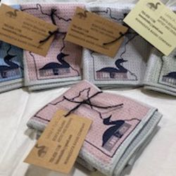 loon tea towel