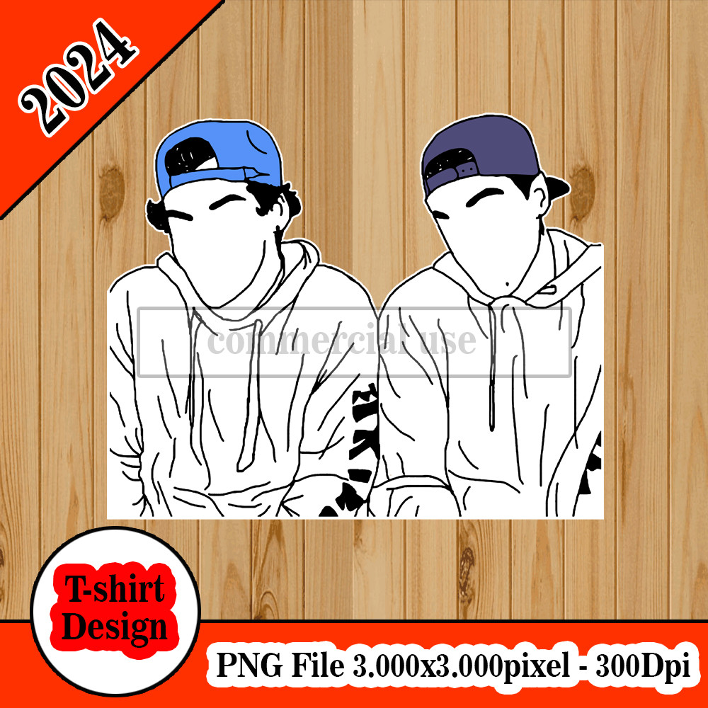 Dolan twins stencil coloured hats 2.jpg