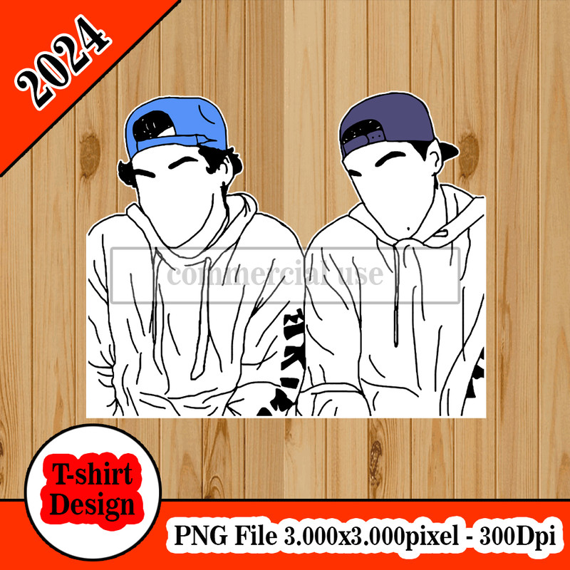 Dolan twins stencil coloured hats 2.jpg