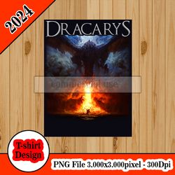 dracarys game of thrones tshirt design PNG higt quality 300dpi digital file instant download