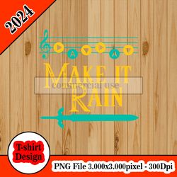 make it rain zelda tshirt design png higt quality 300dpi digital file instant download